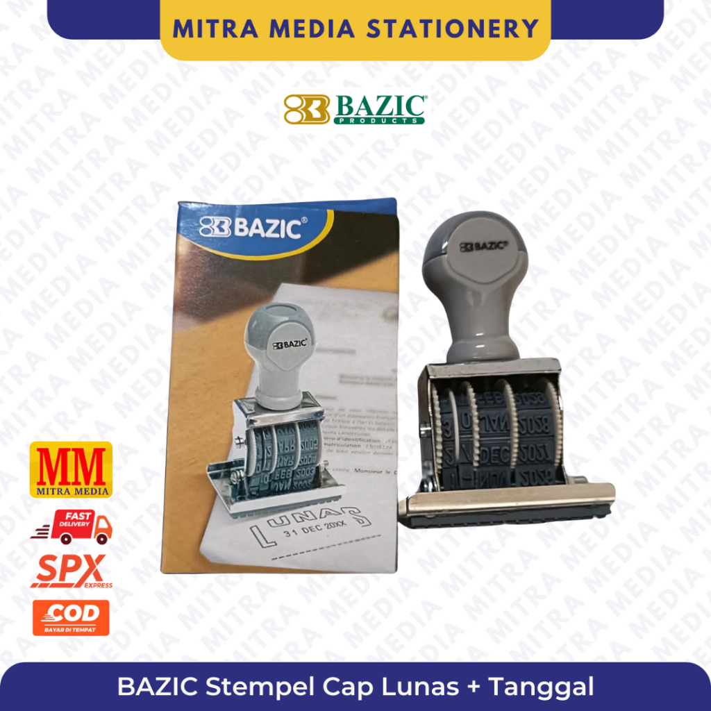 

Stempel Lunas / Cap / Stempel Tanggal Bazic BC-68