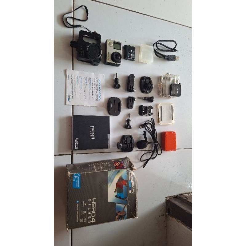 Gopro Hero 4 Silver Second Bekas