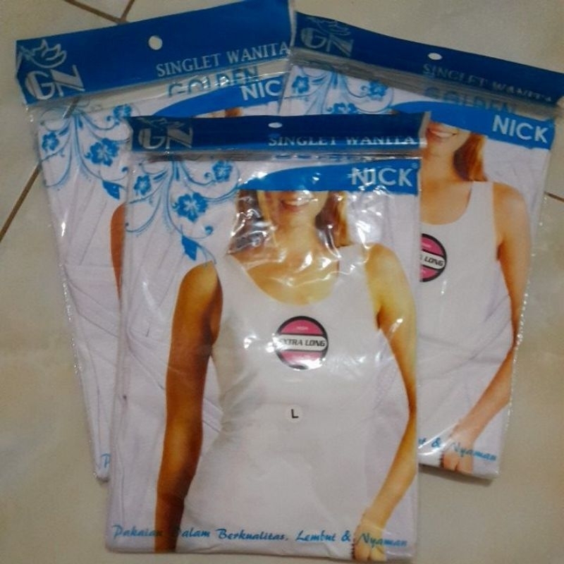 Singlet Wanita Golden Nick UK L