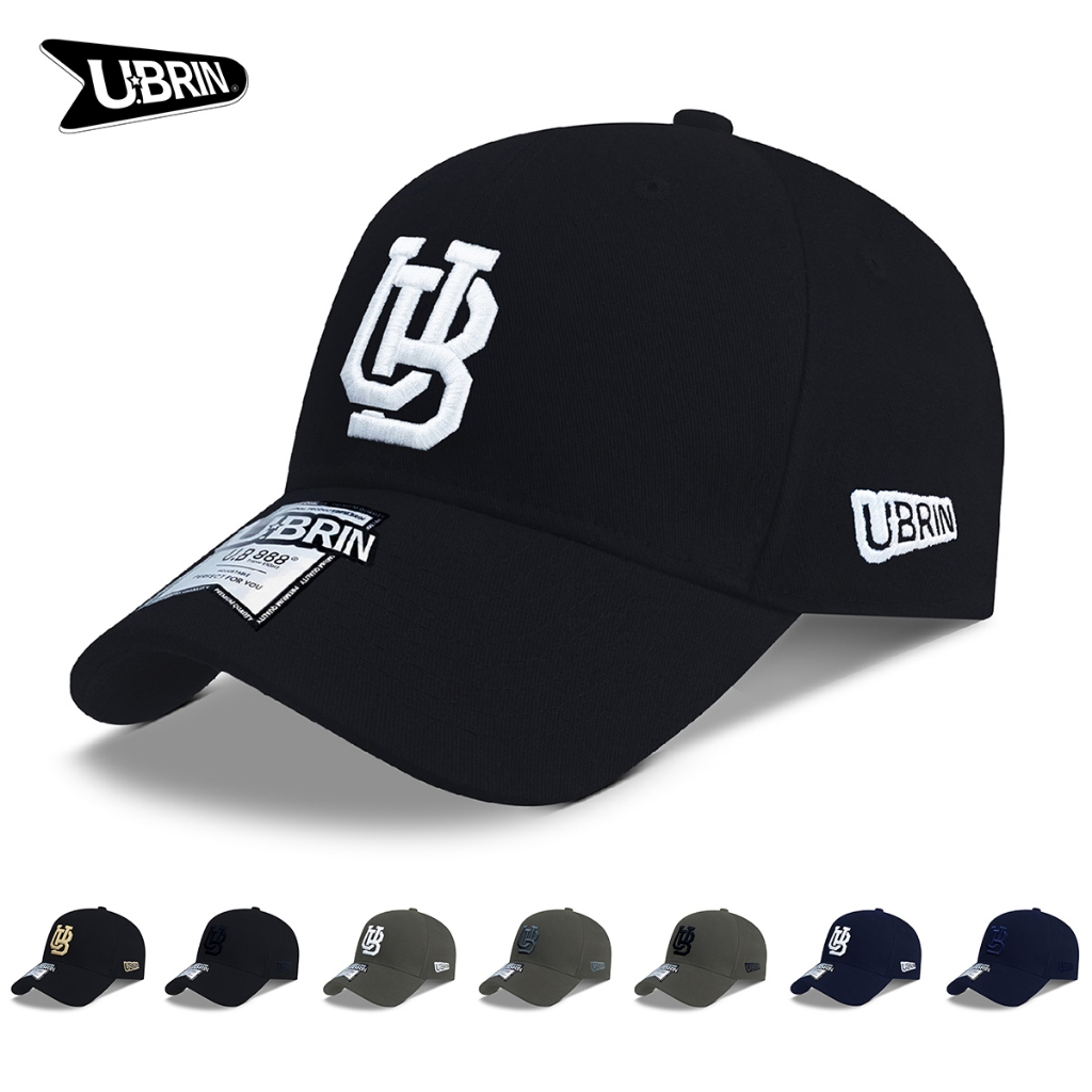 U.BRIN Topi Baseball UB8001 Original LOGO UB Initial UBRIN Hat Cap Casual Distro Fashion Dewasa