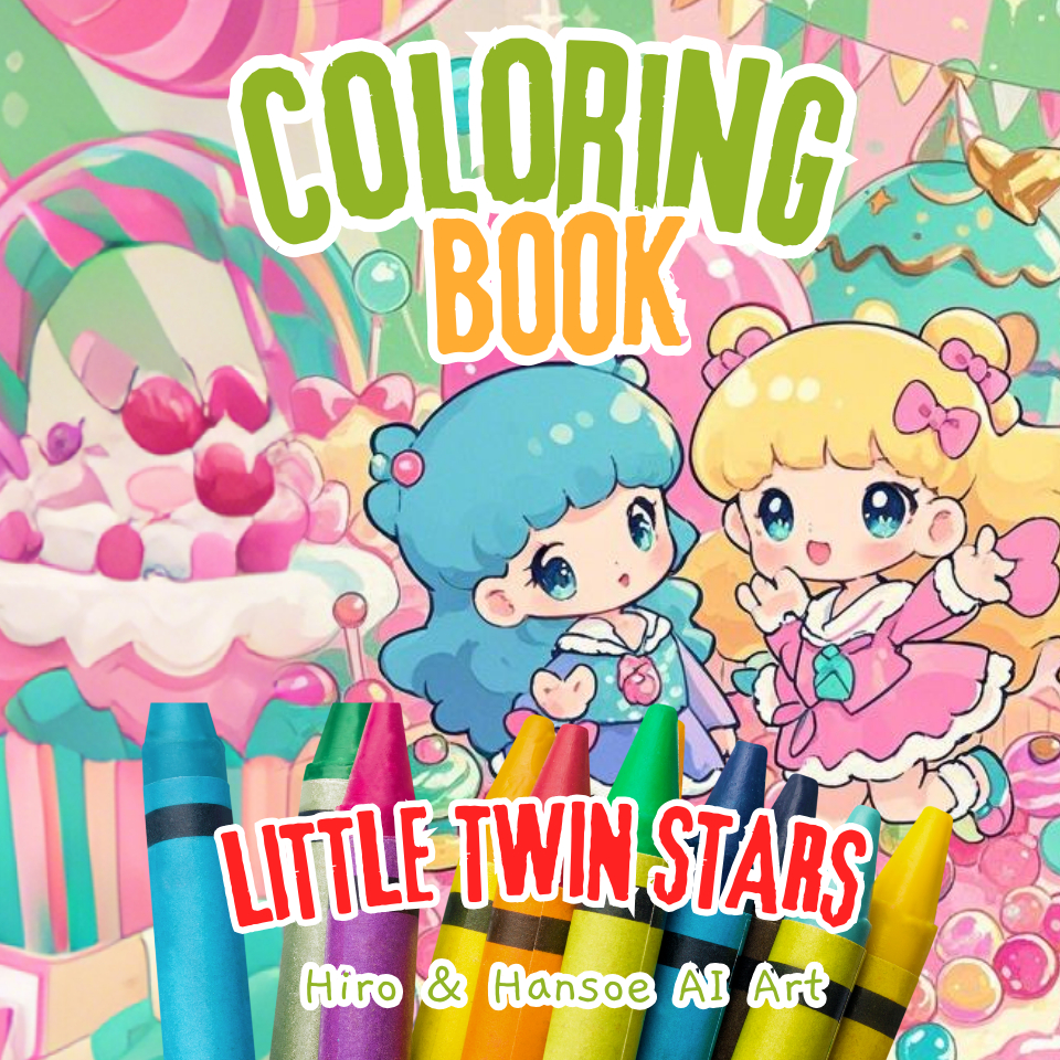 

Buku Mewarnai Anak - Anak Koleksi Gambar Little Twin Star/Little Twin Star Collection Coloring Pages