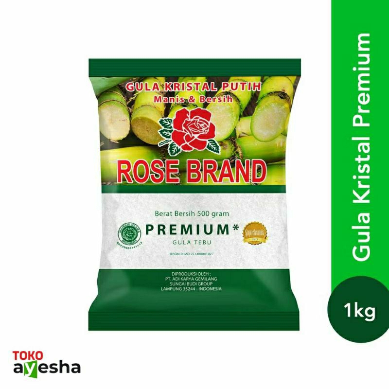 

Gula Pasir Rose Brand Premium 1 Kg