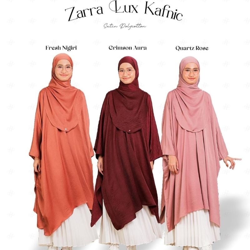 Tunik kaftan| WARRAH LUX | ZARRA LUX | zarra kafnic baju melayu | tunik muslimah ORIGINAL PROPER HIJ