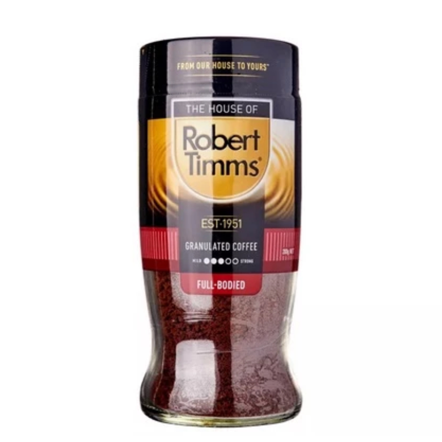 

Robert Timms Premium Full Bodied Granulated Instant Coffee