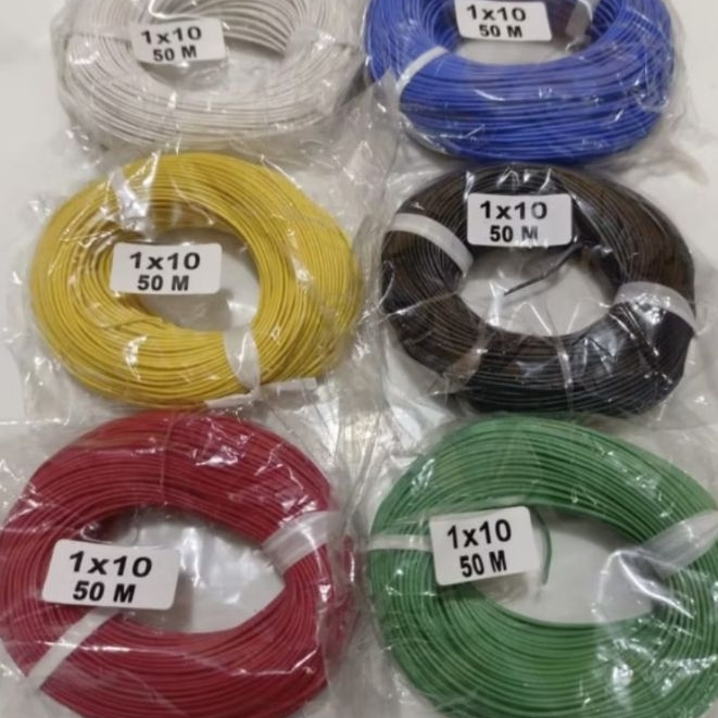 1rol kabel serabut 1×10 bagus kabel serabut