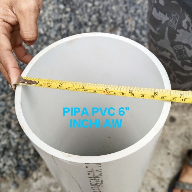 pipa pvc 5 inchi aw 60 cm