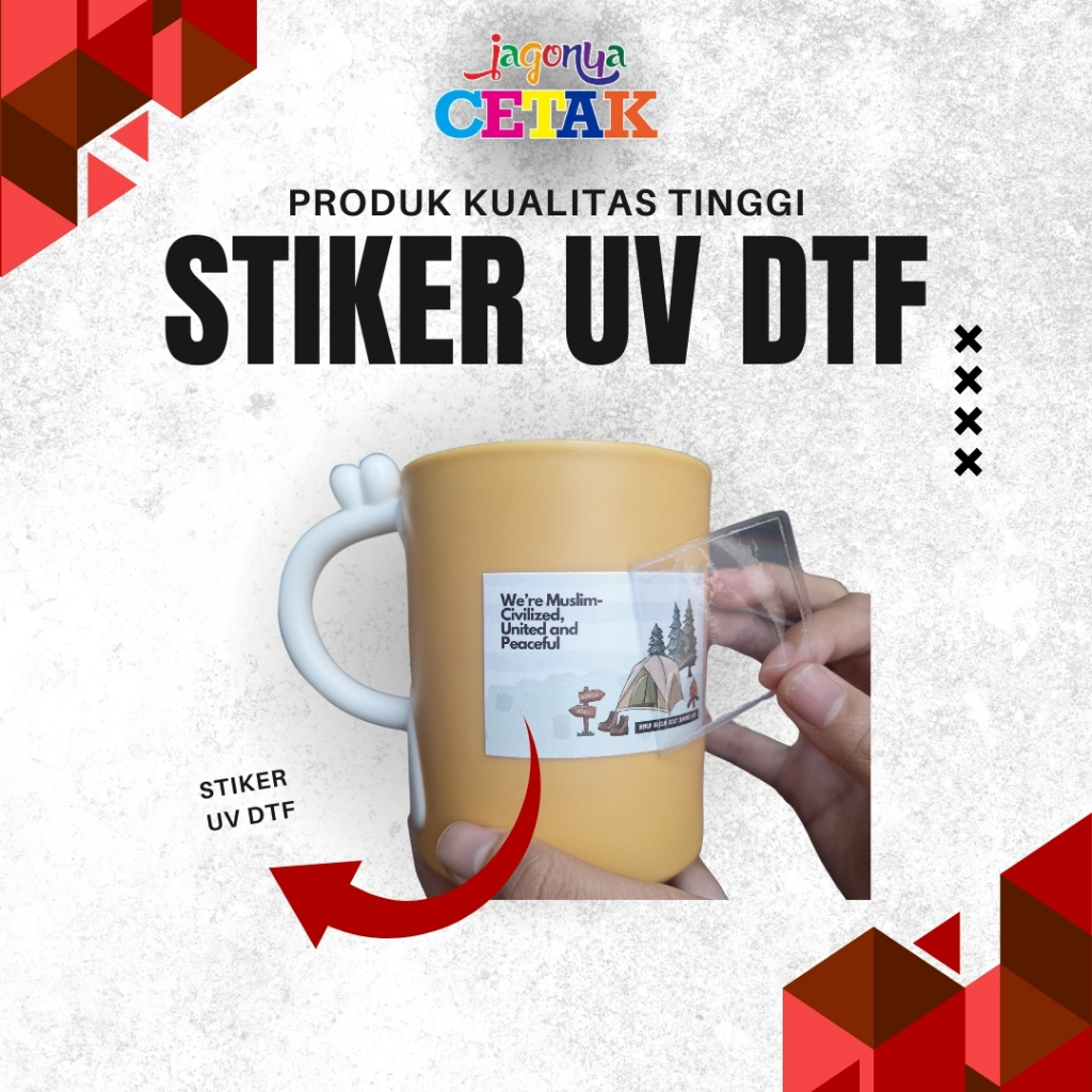

STIKER DTF UV/ STIKER TIMBUL