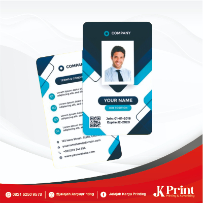 

JELAJAH KARYA - Cetak Kartu ID Card 1 sisi / 2 sisi bahan PVC dan UV