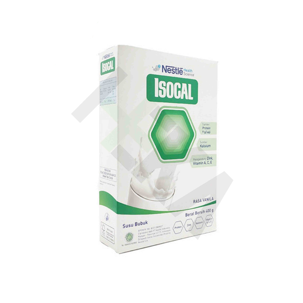 

Isocal 400 g - Susu Nutrisi Tinggi Protein Kalsium Zinc Vitamin [Majapahit]