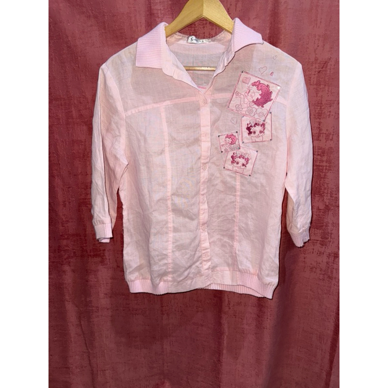 kemeja betty bob - atasan casual wanita