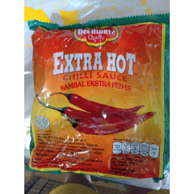 

sambal sachet delmonte 192 gram