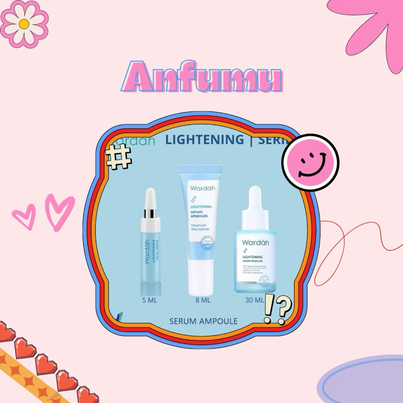 Wardah Serum Ampoule Lightening Niacinamide Blue Light Protection