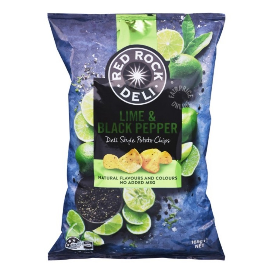 

Red Rock Deli Lime & Black Pepper Potato Chips