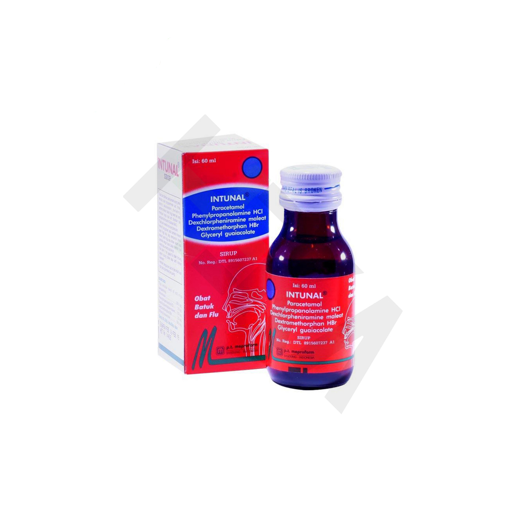 Intunal Syrup 60 ml - Sirup Obat Batuk dan Flu [Majapahit]