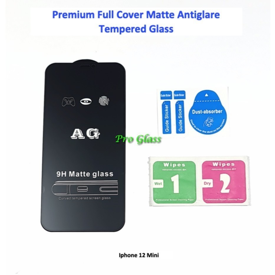 Iphone 6 7 8 Plus X Xr Xs Xs Max 11 12 Mini Pro Max Anti Glare Full Cover Doff Matte Tempered Glass 