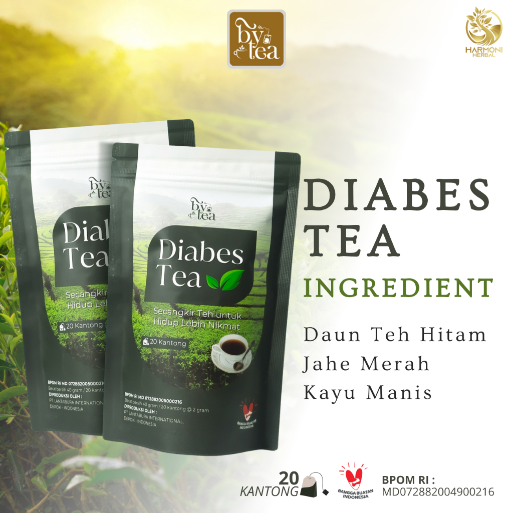 

Teh Diabetes Bye Tea isi 20 Kantung - Herbal Penurun Gula Darah Diabetes Dengan Cara Alami