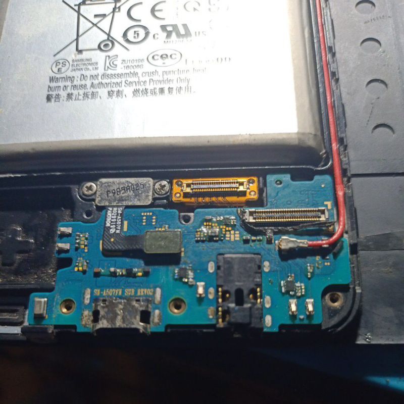 board charger samsung a50s original copotan