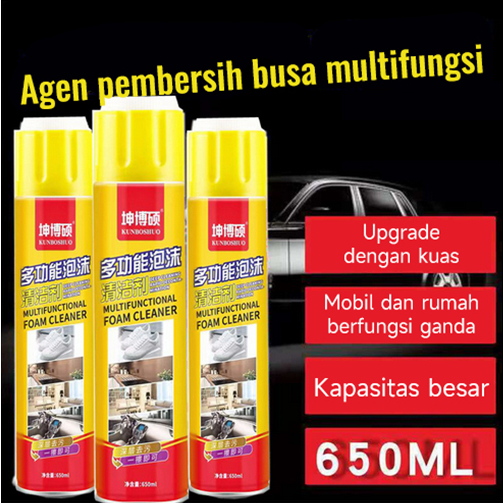 Sm 650ML Foam Cleaner Multifungsi/CAR CARE/Pembersih interior mobil/Multifunctional foam cleaner/Car