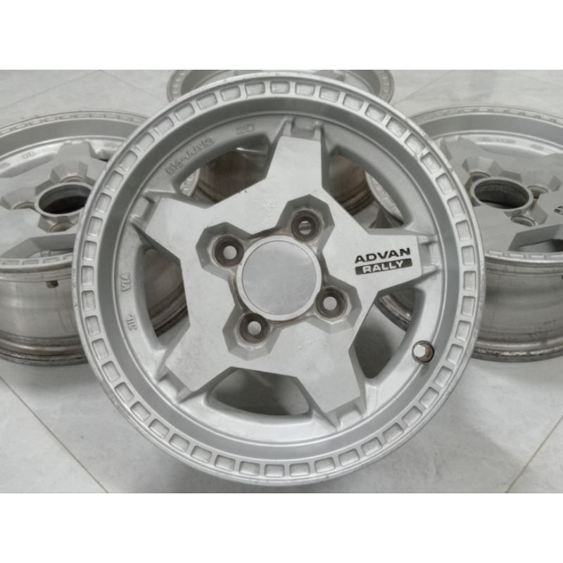 Velg Langka Yokohama Advan Rally Ring 13 Original Part Number Made in Japan Pcd 4x110 R13 Lebar 5,5 