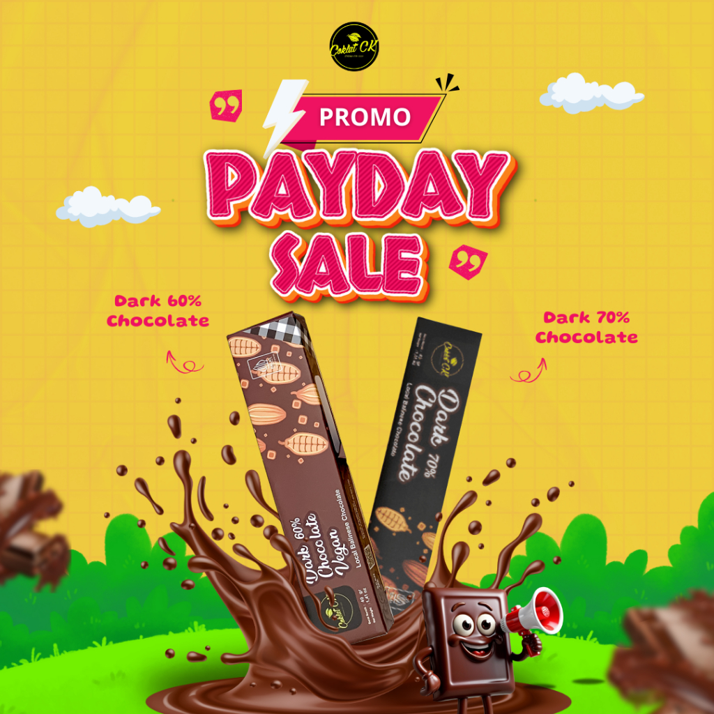 

Coklat CK - Bundle Dark 60% Chocolate and Dark 70% Chocolate Rendah Lemak Cokelat Diet dan Lezat