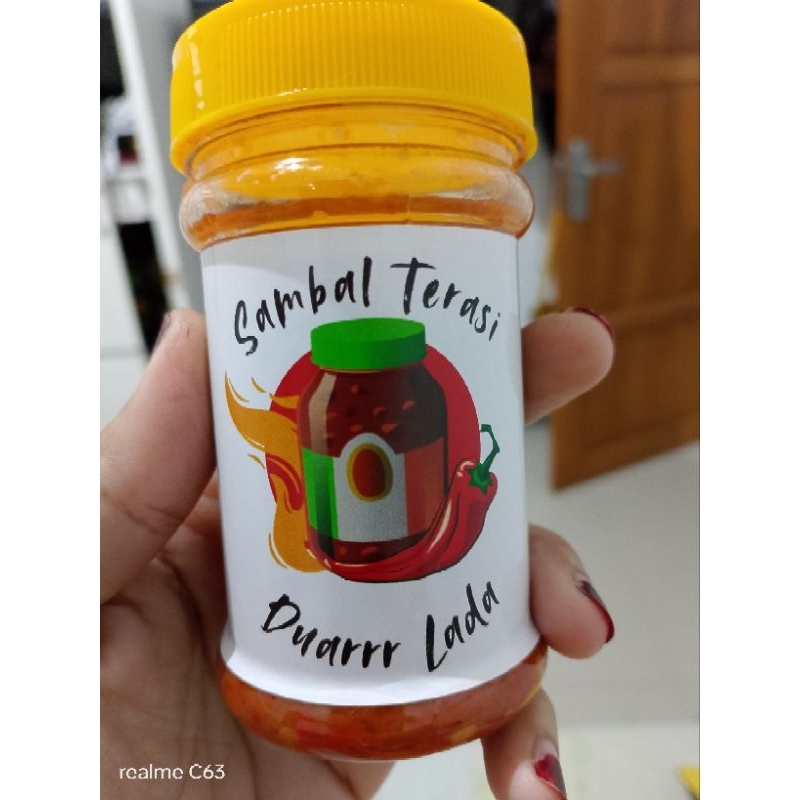 

SAMBAL TERASI Duarrrr Lada Bandung 150grm