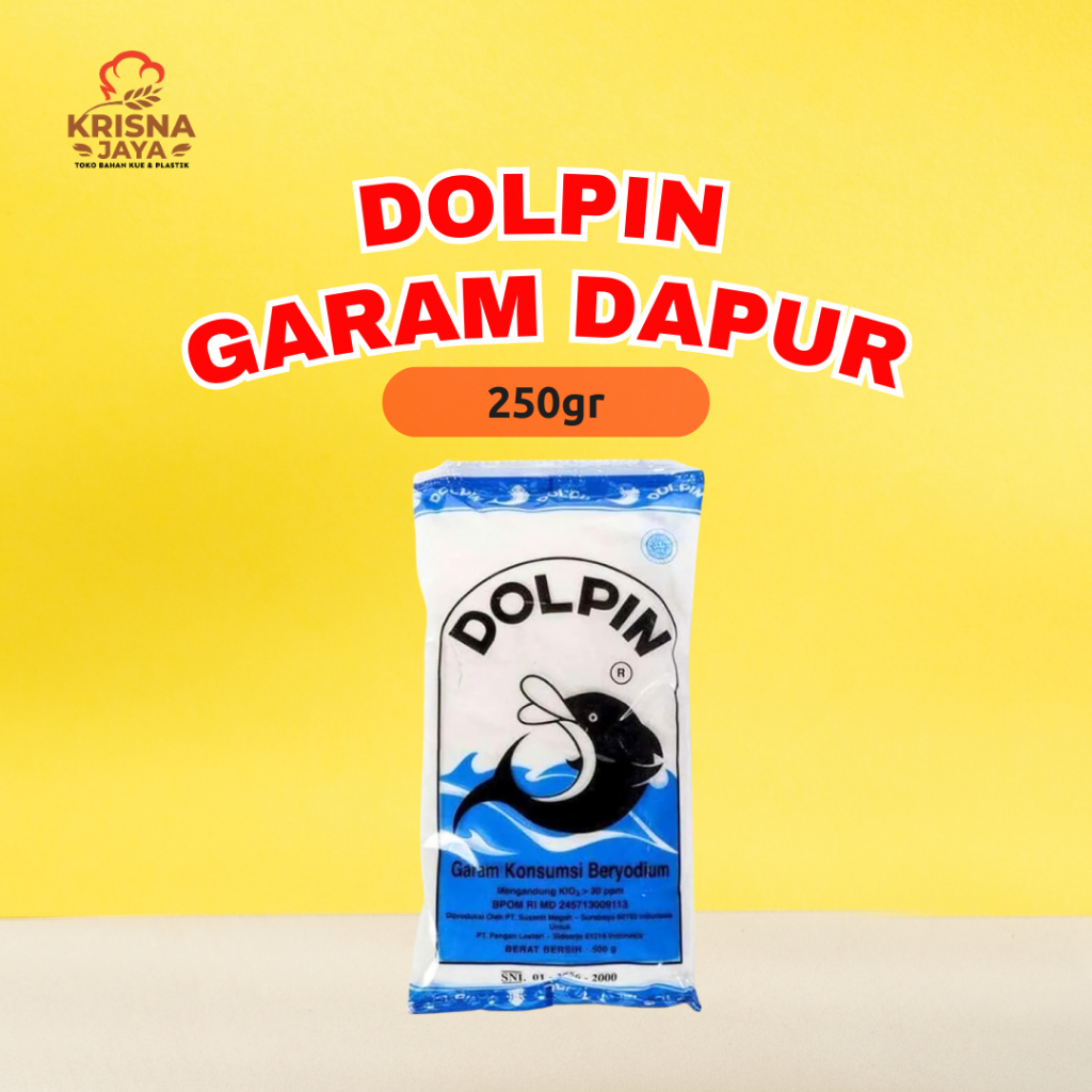 

Garam Dapur Dolpin 250gr