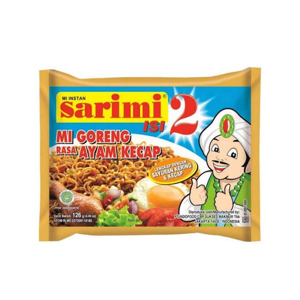 

Sarimi Ayam Kecap isi 2 Mie Instan