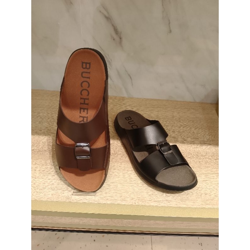 Buccheri.sandal kulit pria ca3001
