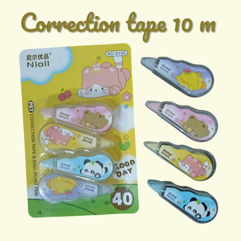 

Correction tape 10 meter/Correction tape fancy/Correction tape karakter murah
