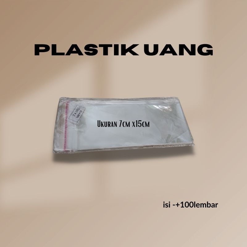 PLASTIK MONEY BOUQUET (100 lembar)-PLASTIK UANG/PLASTIK BUKET UANG/PLASTIK OPP