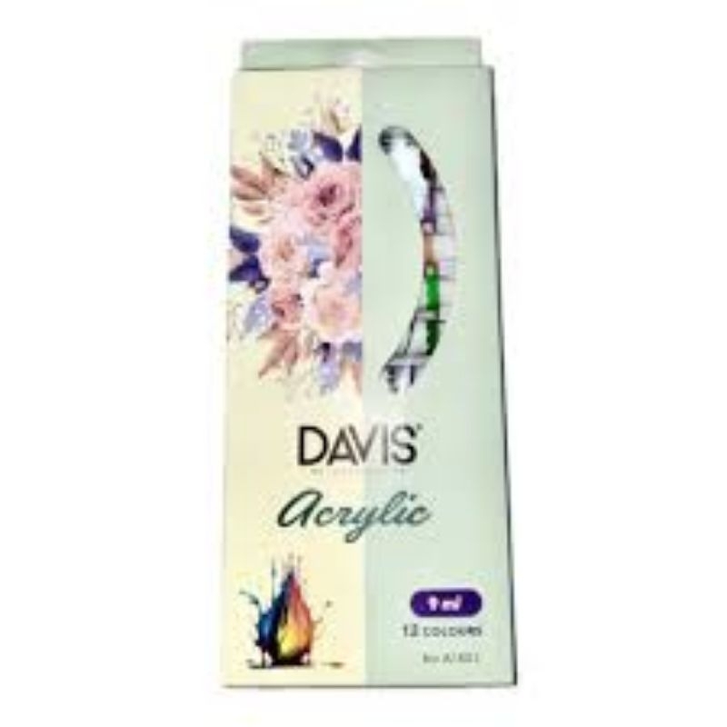 

DAVIS - Cat Acrylic 12 Color / Akrilik Warna 9ml A1601