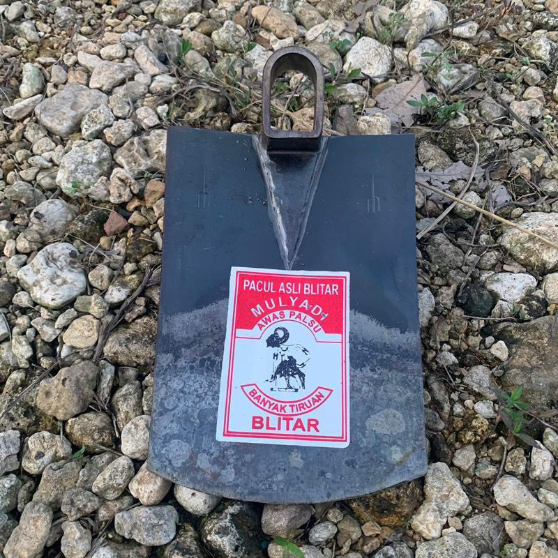 Cangkul Blitar Asli Cap Mulyadi Bahan baja Asli kuat dan Kokoh Anti gompal-Cangkul Lebar Cangkul Saw