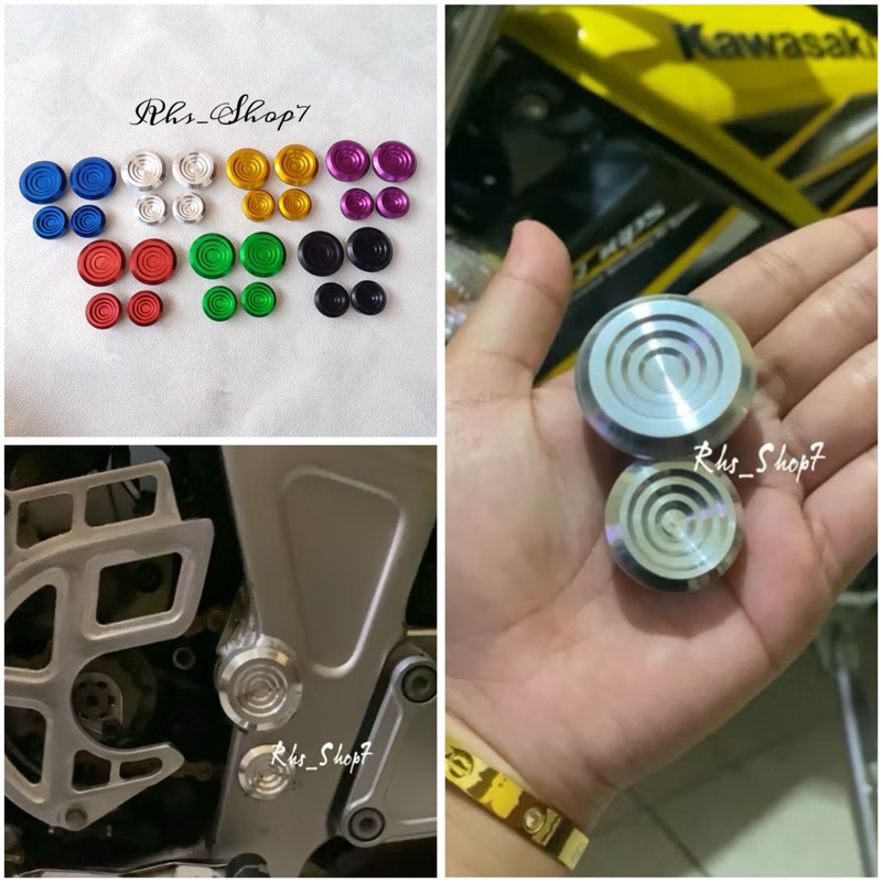 TUTUP KOIN RANGKA NINJA TUTUP RANGKA NINJA BAHAN CNC TEBAL TUTUP RANGKA NINJA R TUTUP RANGKA NINJA S