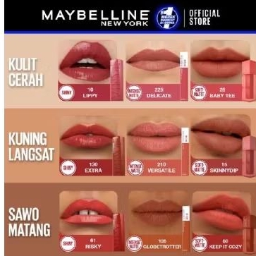 Maybelline superstay lip bundle superstay matte ink superstay vinny ink