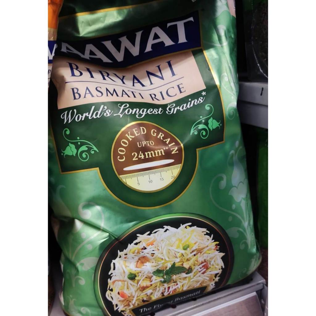 

Beras Daawat Biryani Basmati Rice 5 kg - Panjang Butir 24mm - Food, Nasi