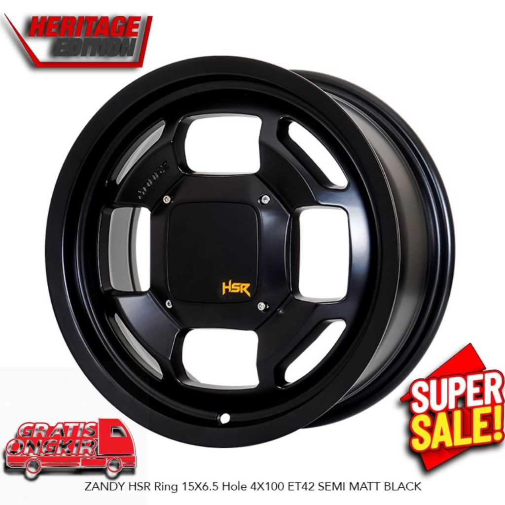 Velg mobil brio calya ayla datsun go karimun vios murah ring 15 velg hsr wheel zandy manado