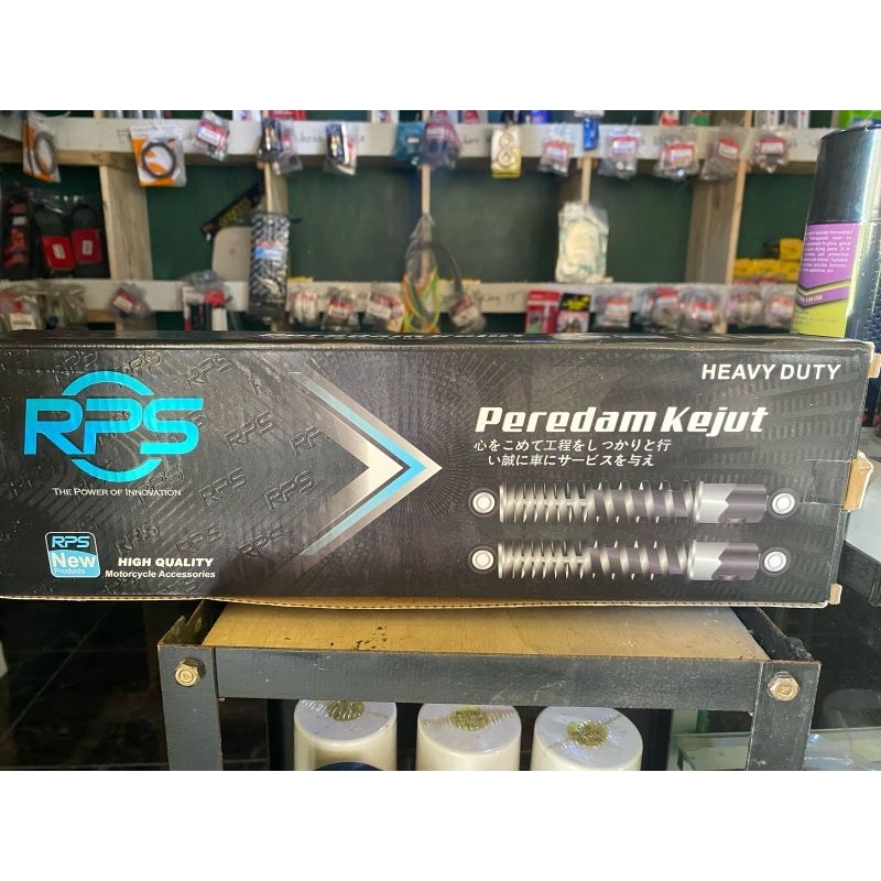 Shockbreaker (RPS ) heavy duty black 360 MM shock absorber belakang motor ( A CLASS )