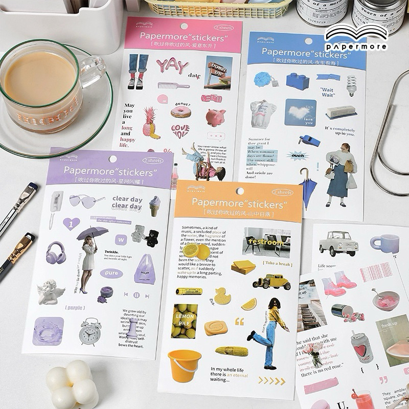 

(SA-4) Sticker Aesthetic Cute (Isi 2 Lembar)