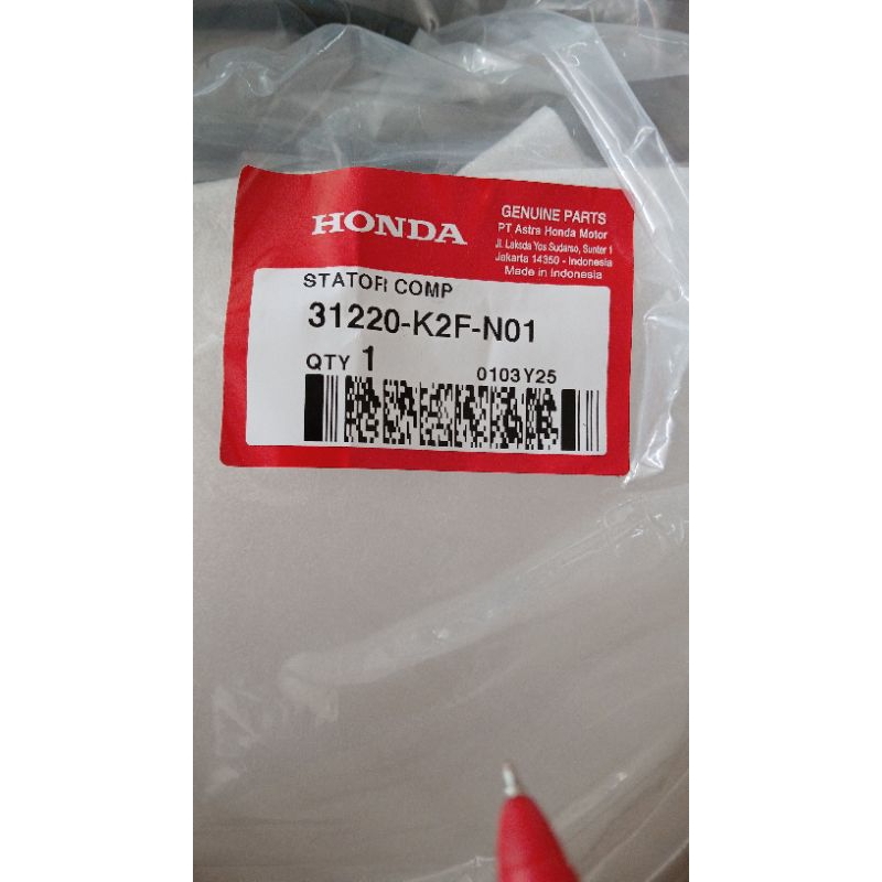 31220K2FN01 Spull (Stator Comp) Honda Scoopy K2F