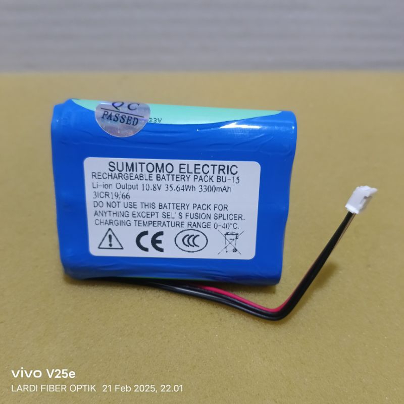 Batre splicer sumitomo T400S baru