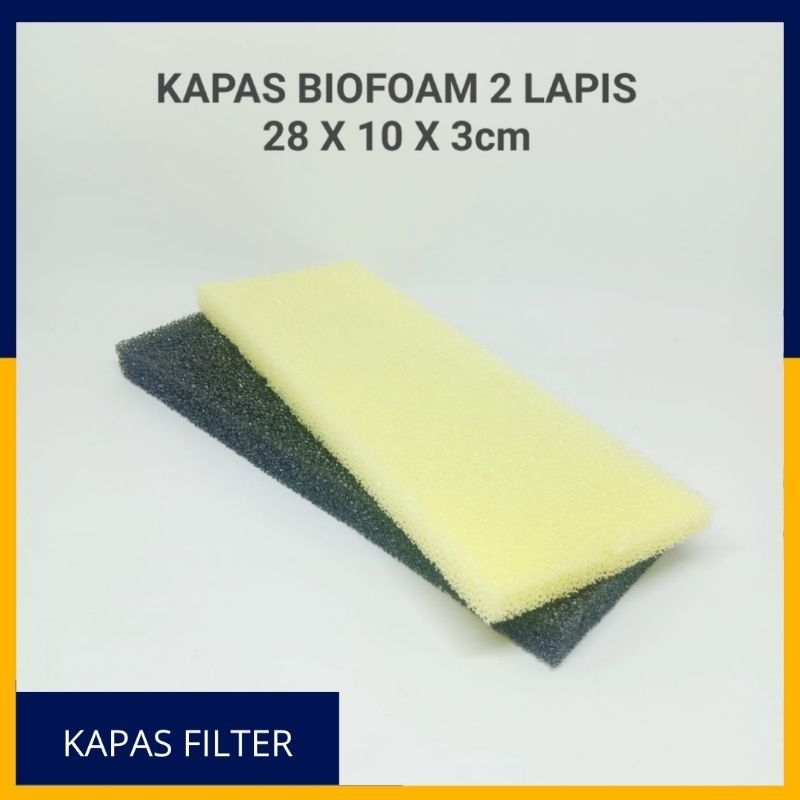 Kapas Bio Foam AB 8181 Filter Aquarium Aquascape Media Filter Busa Filter Aquarium