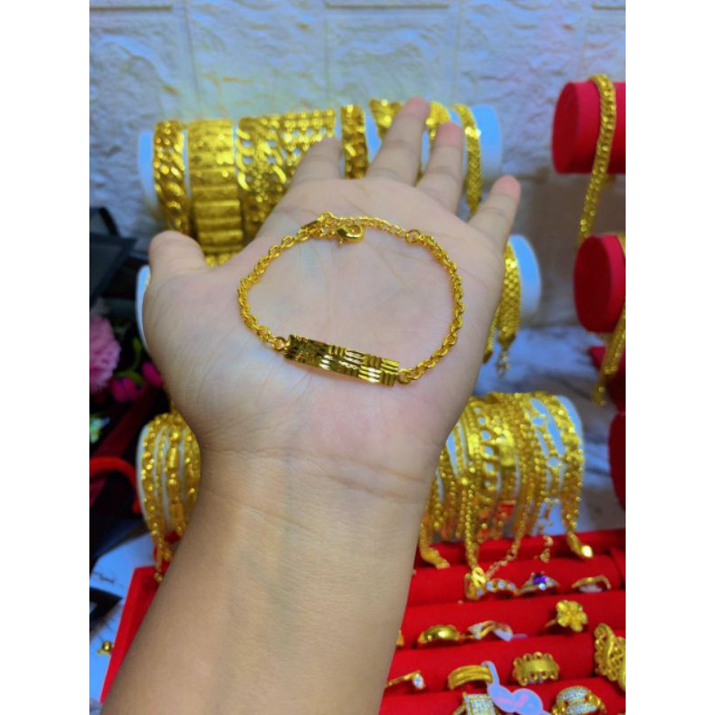 gelang plat kecil anak harian