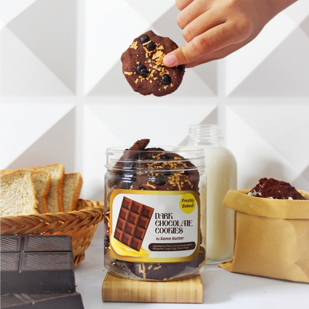 

Dark Chocolate Cookies Hampers kue kering coklat Lebaran gift