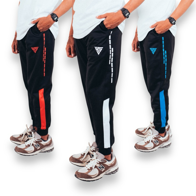 YS Celana Training Panjang Pria Jogger Pants Sport Bahan Tebal