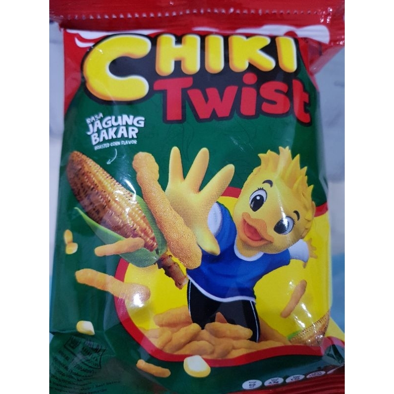 

snack makanan ringan kerupuk cheetos Chiki Twist jagung bakar Roasted Corn 10x22.5gr