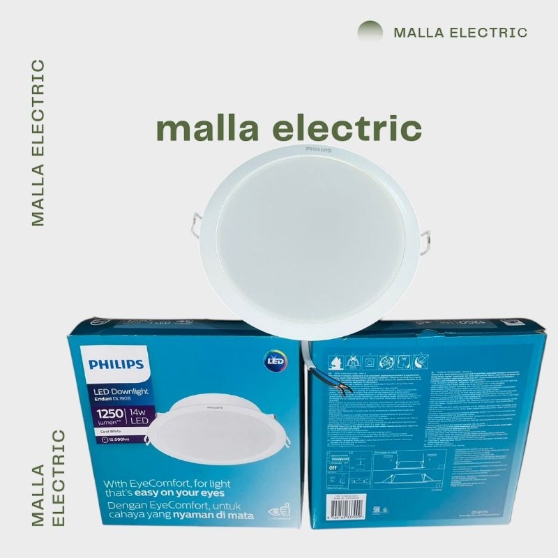 Downlight Philips Eridani Lampu Plafon Tanam Inbow Putih