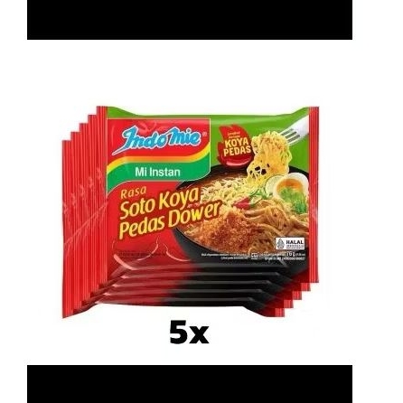 

5 Pcs Indomie Soto Koya Pedes Dower