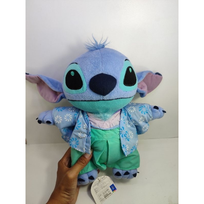 boneka lilo and stitch costum kimono jepang original