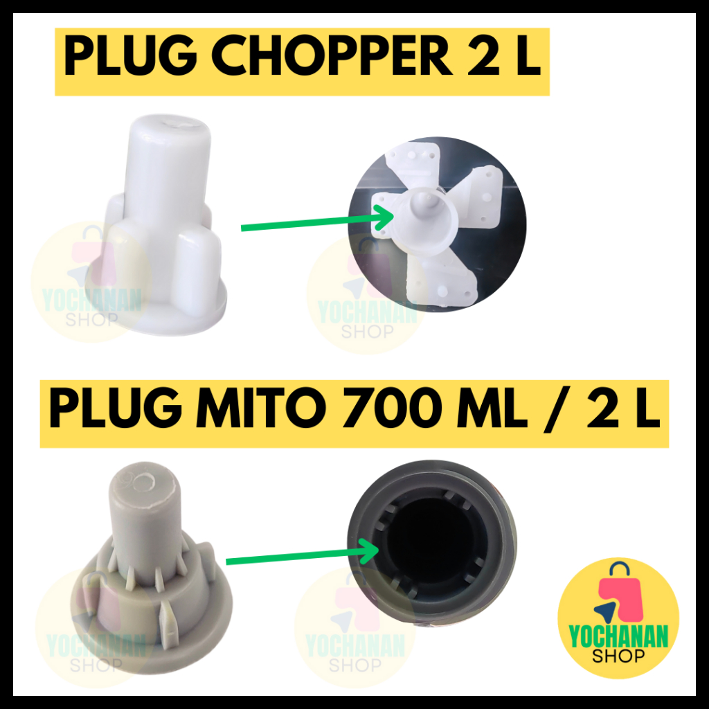 PLUG Tangkai Chopper Blender Meat Grinder 2 liter / Plug Mitochiba