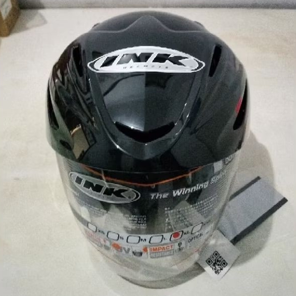 Helm Ink CX 22 XL hitam metalik helm ink cx 22 Original  half face